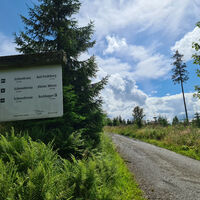 Wanderschild "Hunau-Turm-Straße"