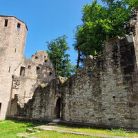 Die Ruine der Kapelle St. Barbara