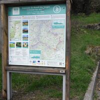 Informationsschilder Durchquerung des Massivs der Vogesen - Thann