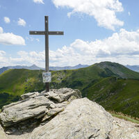 Gipfelkreuz der Karlspitze