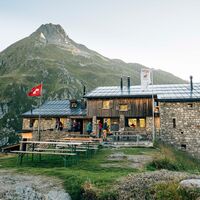 Die Terrihütte dient auf dieser Tour "nur" zur Verpflegung