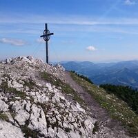 Gipfelkreuz auf der Gemeindealpe