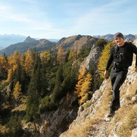 bereits im Steig auf den Hochtausing