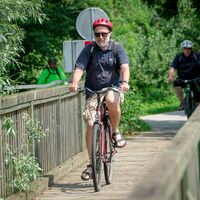 Radweg im Grenzgebiet
