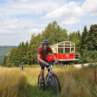 Mountainbike-Strecke an der Oberweißbacher Standseilbahn