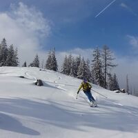 Skitour Brandenberg Roßkogel Abfahrt