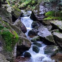 kleinerer Wasserfall kurz danach