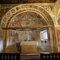 Die romanische Kirche San Carlo in Negrentino