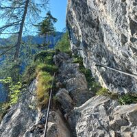Wasserfallweg - gesicherte Passagen