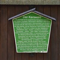 Infotafel zum Karswald