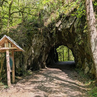 Felsentunnel im Murgtal