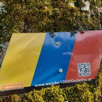 Markierung "Weg der 100.000 Schritte"_Naturpark Almenland_Oststeiermark