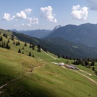 Blick zur Gröben Alm