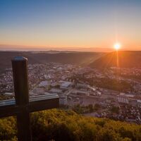Ostlandkreuz Sonnenuntergang