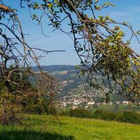 Blick nach Stubenberg am See, Apfelland in der Oststeiermark