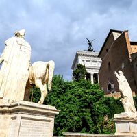 Monumento Vittorio Emanuele II am Marktplatz Venizia, Rom, Italien