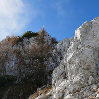 Bizarre Felstürme am Weiterweg