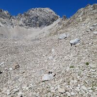 Schottrige Moränenlandschaft des ehemaligen Leiterferners