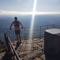 Orientierungstisch auf dem Caroux