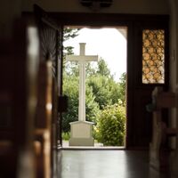 Blick aus der Soldatenkapelle