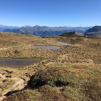 Unterwegs warten drei kleine See