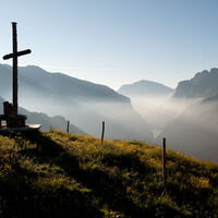 Aussicht im Calfeisental
