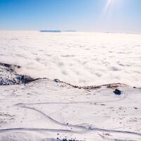 Wenn im Tal der Nebel liegt