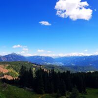 Aussicht von Trudner Horn Alm