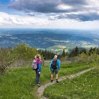 Ausblick beim Abstieg