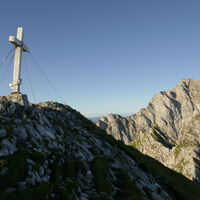 am Gipfel des Kleinen Pyhrgas angekommen