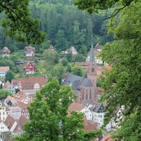 Blick vom "Hohen Fels" auf Calw