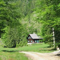 Almtaler Haus - Habernau/Jagersimmerl - Almsee - Hochpfad/Gschirrsattel -  Offensee - Jh. Fahrnau - Rindbachschlucht - Ebensee