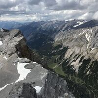 Tiefblick in das Hinterautal