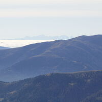 weiter rechts ist der Blick frei zu den Julischen Alpen