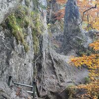 Leiter und Wegmarkierung