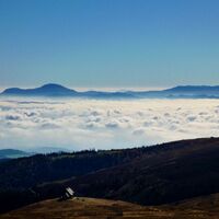 Blick zur Wolfsberger Hütte