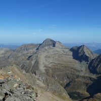 Blick vom Grat zur Hochwildstelle