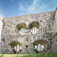 Burgruine Albeck Fenster