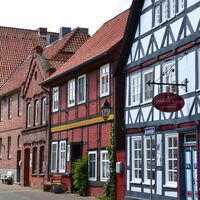 Deutsche Fachwerkstraße in Hitzacker (Elbe)