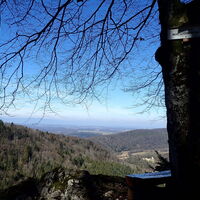 Roc du Corbeau und Rocher de la Sorcière