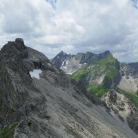 Rückblick auf den ersten Schafalpenkopf