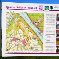 Traumschleifchen Pfalzblick - Wandertafel
