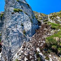 Weg - Klettersteig Gantrisch