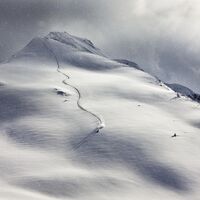 Schneespur am Wiedersbergerhorn