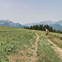 Blick auf das Gößeck und den Eisenerzer Reichenstein