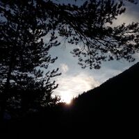 Abendstimmung Richtung Sinacher Gupf