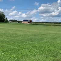 Blick vom DB-Günztalradweg auf den Ottobeurer Campingplatz