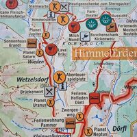 Übersichtstafel am Ausgangspunkt