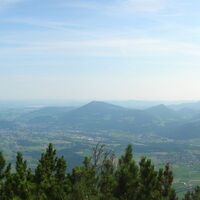 Ausblick über Salzburg vom Taxhamer Kreuz (1520m)