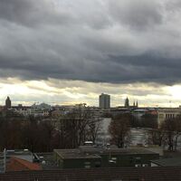 View over Munich from the Café Vorhoelzer